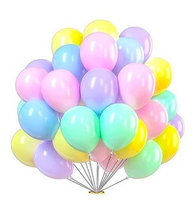 Sürpriz Uçan Balon Soft Renkler 50 Adet