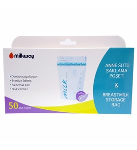 Milkway Anne Sütü Saklama Poşeti 50 li