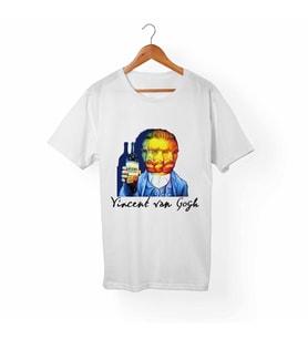 Van Gogh Beyaz Tişört