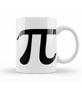Pi Sayısı Kupa Bardak Porselen