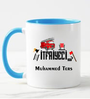 İtfaiyeci Kupa Bardağı Mavi