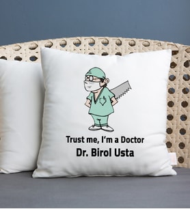 Doktora Hediye Trust Me Yastık
