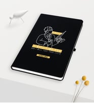 BK Gift Kişiye Özel Diş Hekimi Temalı Siyah Defter - 4