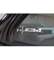 E30 E32 E39 E52  Kelebek Cam Sticker Etiket Yapıştırma 2 Ad