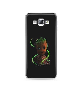 Baby Groot Tasarım Süper Şeffaf Silikon Telefon Kılıfı Samsung A8 (2015)  