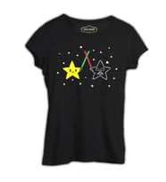 Real Star Wars Siyah Kadın Tshirt