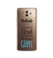 Belkide Tasarımlı Süper Şeffaf Silikon Telefon Kılıfı Huawei Mate 10 Pro