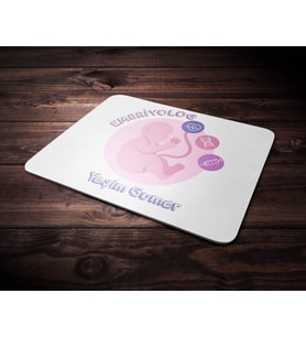 Kişiye Özel Embriyolog Tasarımlı Mouse Pad (Renksiz)