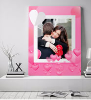BK Gift Kişiye Özel Fotoğraflı Sanatsal Kanvas Tablo 6  (50x70cm.)