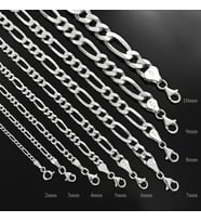 Figaro Erkek Gümüş Bileklik Künye 3mm-21cm