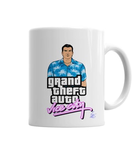 Gta Vice City Kupa Bardak Porselen