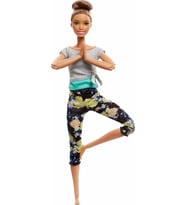 Barbie Sonsuz Hareket Bebekleri - Kahverengi Saçlı FTG82