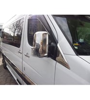 VW Crafter Krom Ayna Kapağı 2 parça 2006-2016 arası Paslanmaz Çelik