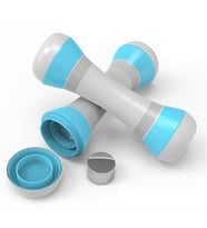 Ayarlanabilir Dambıl, 1-2 kg Ayarlabilir Dumbell Mavi