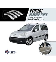 Peugeot Partner Tepee Krom Kapı Kolu 4 kapı 2008 Üzeri P. Çelik