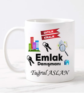Emlak Danışmanı  Kupa (Beyaz)