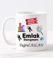 Emlak Danışmanı  Kupa (Beyaz)