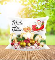 Yılbaşına Özel Metin Baskılı 40 Cm Kare Yastık