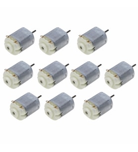 10 Adet DC Motor, Deney Motoru, 3V, 6V Motor Yüksek Devir Dinamo Motor
