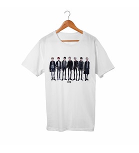 BTS Beyaz Tişört