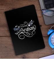 BK Gift Kişiye Özel İsimli Siyah Defter - 6