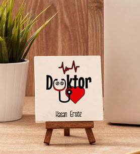 Doktora Hediye Taş Dekor