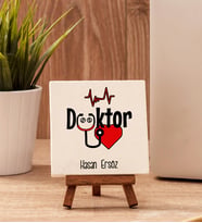 Doktora Hediye Taş Dekor