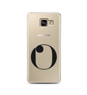 Samsung A3 (2017) Harf Tasarımlı Telefon Kılıfı O-Harfi 