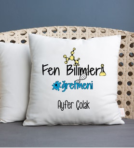 Fen Bilimleri Öğretmeni Yastık