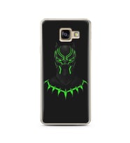Black Panter Tasarım Süper Şeffaf Silikon Telefon Kılıfı Samsung A3 (2017)