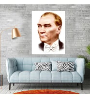Mustafa Kemal Atatürk Kanvas Tablo