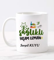 Sağlıklı Yaşam Uzmanı  Kupa (Beyaz)