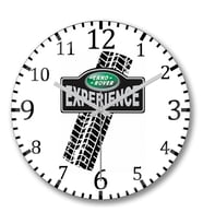 Land Rover Experience Duvar Saati Bombeli Gercek Cam