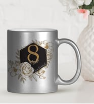 BK Gift Kişiye Özel Dünya Kadınlar Günü Temalı Gümüş Kupa Bardak  40