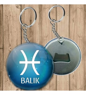 Balık Burcu Model Anahtarlık - Açacaklı Anahtarlık