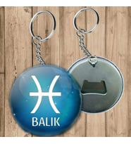 Balık Burcu Model Anahtarlık - Açacaklı Anahtarlık