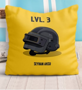 BK Gift Kişiye Özel PUBG Yastık - 9 (Beyaz)