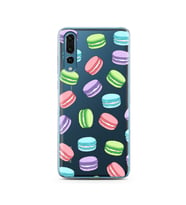 Macaron Tasarımlı Süper Şeffaf Silikon Telefon Kılıfı Huawei P20 Pro  