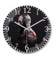 Godofwar God Of War Duvar Saati Bombeli Gercek Cam