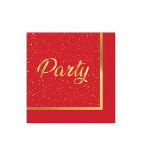 PARTY KIRMIZI PEÇETE 20'Lİ