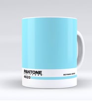 BK Gift Kişiye Özel İsimli Pantone 4620 Beyaz Kupa Bardak