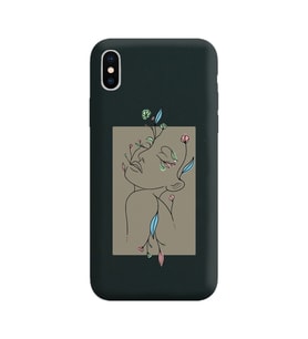 Siyah Lansman Kılıf iPhone XS Max