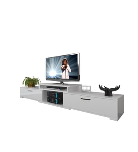 Decoraktiv Flex 4 Slm Tv Ünitesi Tv Sehpası (Beyaz)