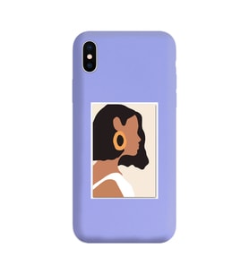 Mor Lansman Kılıf iPhone X
