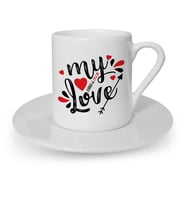 BK Gift Kişiye Özel Aşkım Türk Kahvesi Fincanı  1