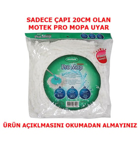 Motek Profesyonel Promop Yedek Başlık Püskül P-4- Motek profosyonel mop harici modellere uymaz