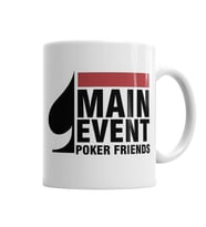 Main Event Poker Friends Kupa Bardak Porselen
