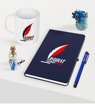 BK Gift Kişiye Özel Avukat Temalı Lacivert Defter Kalem Kupa Seti - 8 (Model 1)