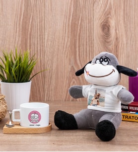 Aşık Çiftlere Özel Fincan ve Peluş Eşek