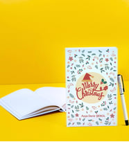 Kişiye Özel Yılbaşı Tasarımlı İsimli Defter Kalem Seti